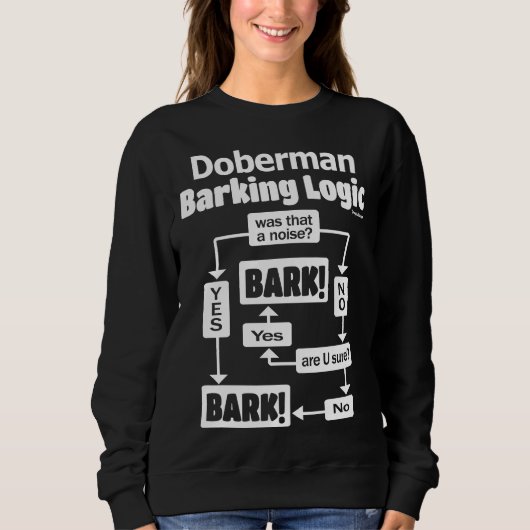 Sweatshirt Logic 825 de Doberman (Devant)