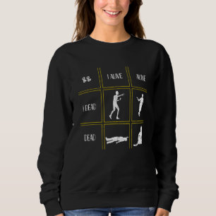 Sweatshirt Logique Booléenne Vivante Et Dead Programmer Cat