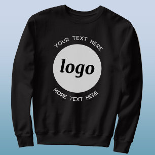 Sweatshirt Logo avec texte commercial promotionnel