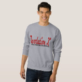 Sweatshirt Logo de Cursive de la révolution X (Devant entier)