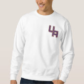 Sweatshirt Logo de l'Université d'Albany Initials (Devant)
