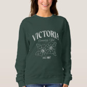 Sweatshirt Logo de VCC par Haley - Blanc (Devant)