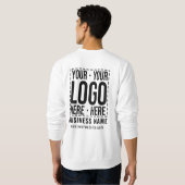 Sweatshirt Logo d'entreprise personnalisé Entreprise Cool mod (Dos entier)