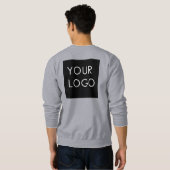 Sweatshirt Logo d'entreprise professionnelle moderne (Dos entier)