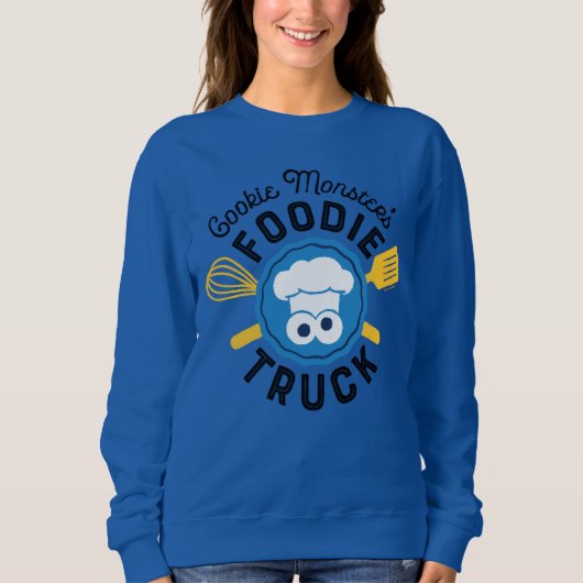 Sweatshirt Logo du camion fourré de Cookie Monster (Devant)