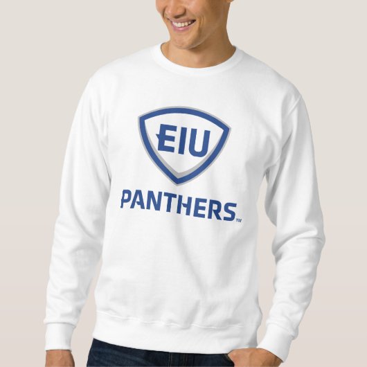 Sweatshirt Logo Eastern Illinois Panthers Shield & Wordmark (Devant)