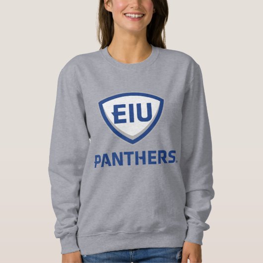 Sweatshirt Logo Eastern Illinois Panthers Shield & Wordmark (Devant)