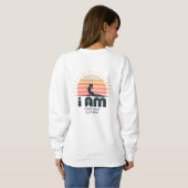 Sweatshirt Logo I AM Lever du Soleil (Dos entier)