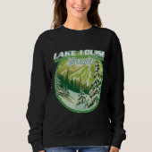 Sweatshirt logo Lac Louise Canada (Devant)