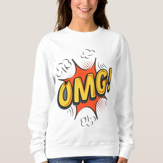 Sweatshirt logo OMG (Devant)
