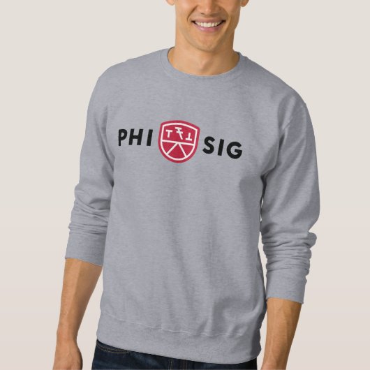 Sweatshirt Logo Phi Sigma Kappa (Devant)