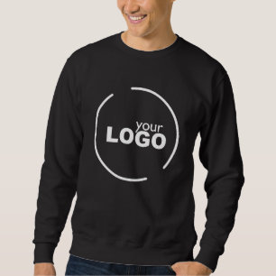 Sweatshirt Logo professionnel moderne pour entreprise Noir