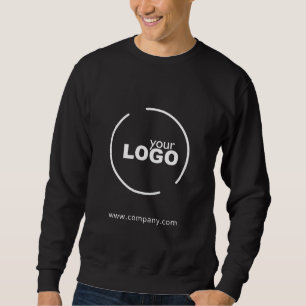 Sweatshirt Logo professionnel moderne pour entreprise Noir