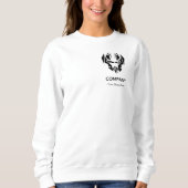 Sweatshirt Logo professionnel personnalisé (Devant)