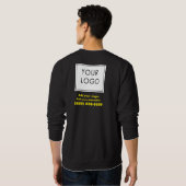Sweatshirt Logo Professionnel Personnalisé Petite Entreprise  (Dos entier)