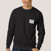 Sweatshirt Logo Professionnel Personnalisé Petite Entreprise  (Devant)
