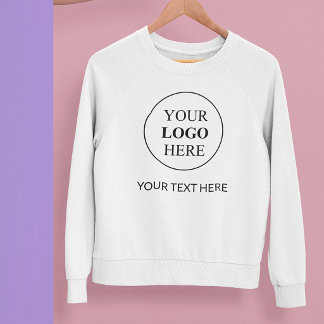 Sweatshirt Logo promotionnel personnalisé – Aucune commande m