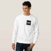 Sweatshirt Logo simple et promotion de l'entreprise textuelle (Devant entier)