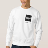 Sweatshirt Logo simple et promotion de l'entreprise textuelle (Devant)
