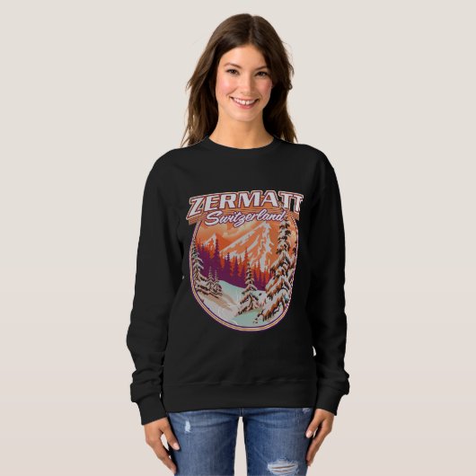 Sweatshirt Logo suisse de Zermatt (Devant entier)