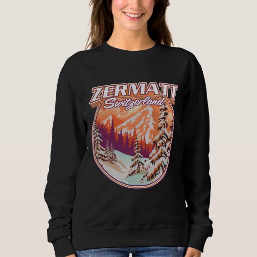 Sweatshirt Logo suisse de Zermatt (Devant)