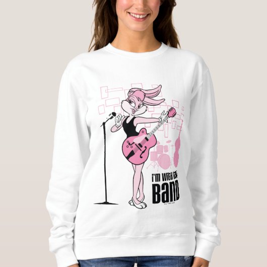 Sweatshirt Lola Bunny Je suis avec le groupe (Devant)