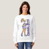 Sweatshirt Lola TUNE SQUAD™ Varsity Heart (Devant entier)