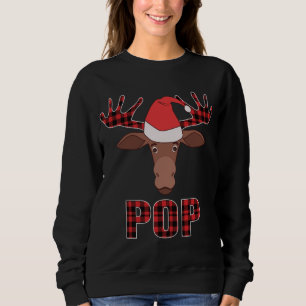 Sweatshirt Lolli Pop Christmas Matching Family Group Moose Re