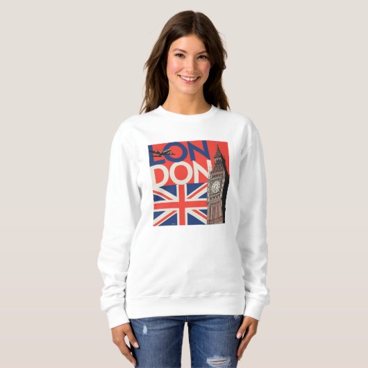 Sweatshirt Londres Big Ben | Angleterre (Devant entier)
