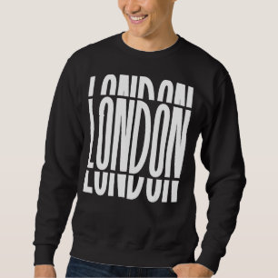 Sweatshirt Londres City En Angleterre De Grande-Bretagne