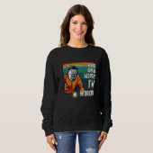 Sweatshirt Look Away Mortal Retro  Welder Welding Saying Men  (Devant entier)