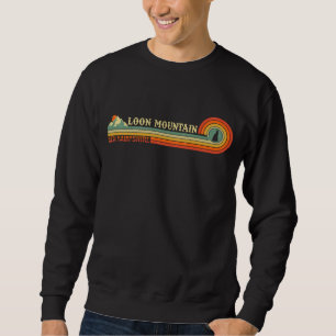 Sweatshirt Loon Mountain New Hampshire - Retro Vintage 60s