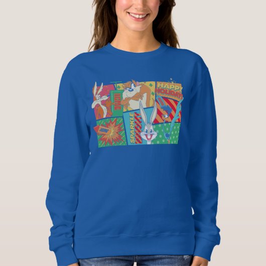Sweatshirt LOONEY TUNES™ | Joyeux Motif de vacances (Devant)