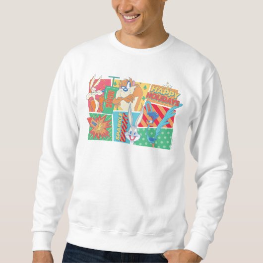 Sweatshirt LOONEY TUNES™ | Joyeux Motif de vacances (Devant)