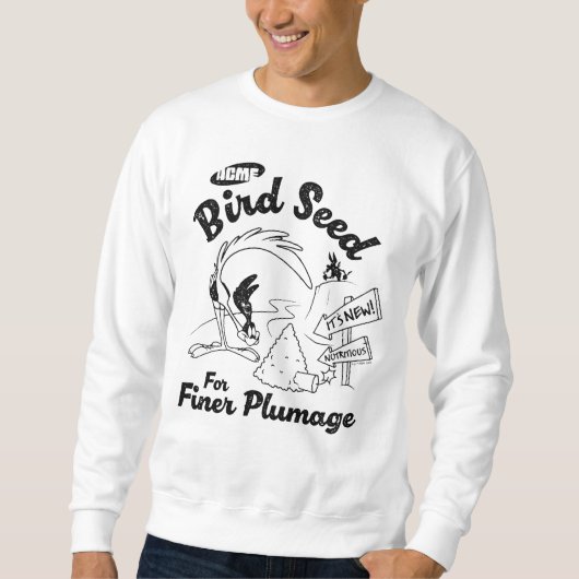 Sweatshirt LOONEY TUNES™ | ROAD RUNNER™ - Graines d'oiseaux (Devant)