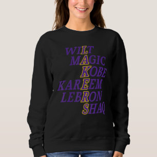 Sweatshirt Los Angeles Basketball La Basket-ball