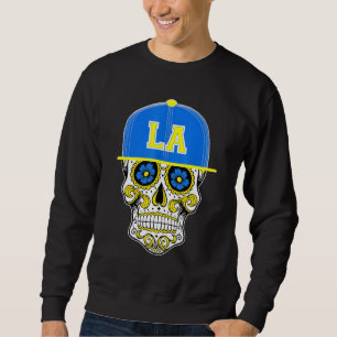 Sweatshirt Los Angeles Mexicaine Crâne de sucre Jour du Dead 