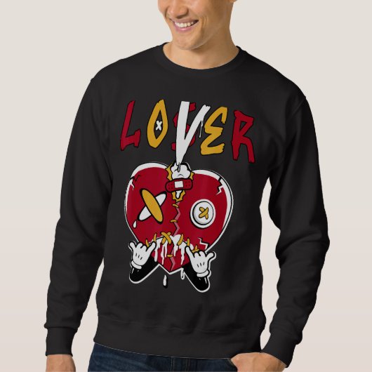 Sweatshirt Loser  Heart Dripping Mid Picnic 1s Matching (Devant)