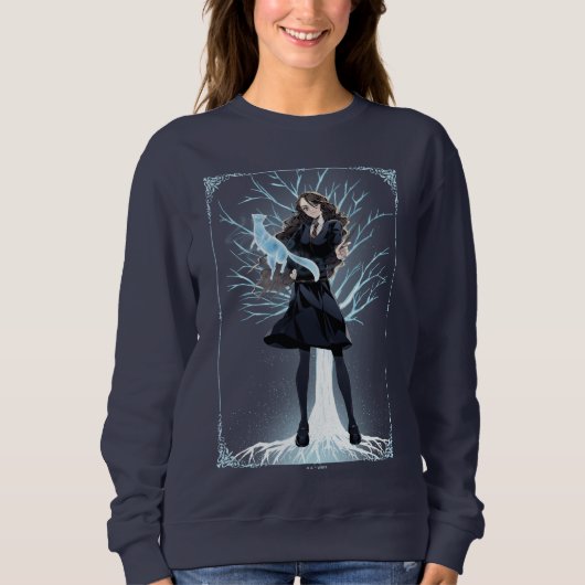 Sweatshirt L'Otter Patronus d'Anime Hermione Granger (Devant)