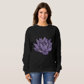 Sweatshirt Lotus pourpre (Devant entier)