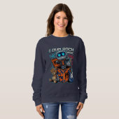 Sweatshirt Loud Rock Music Robot (Devant entier)