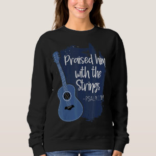 Sweatshirt Loué Avec Les Cordes Instrument Guitare