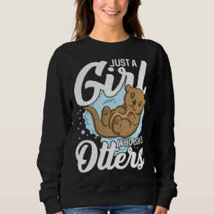 Sweatshirt Loutre pour loutre de mer furet poisson loutre ani