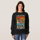 Sweatshirt Loutres de mer (Devant entier)