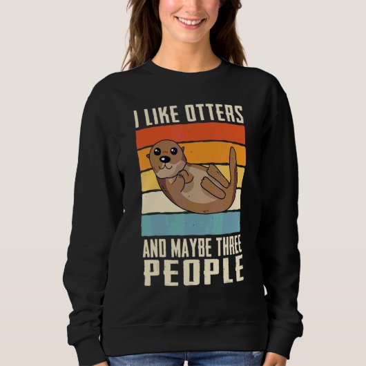 Sweatshirt Loutres de mer (Devant)