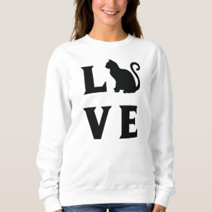 Sweatshirt Love Cat