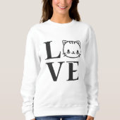Sweatshirt Love Cats (Devant)