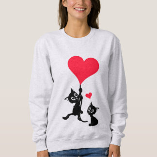 Sweatshirt Love Cats Hoodie – Cute & Cozy Style