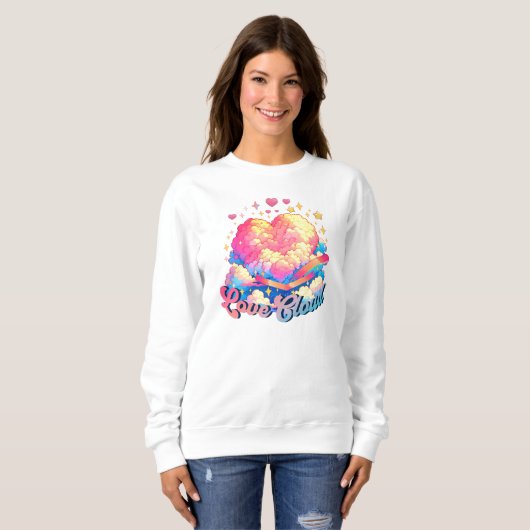 Sweatshirt Love Cloud (Devant entier)
