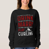 Sweatshirt Love Curling Team (Devant)